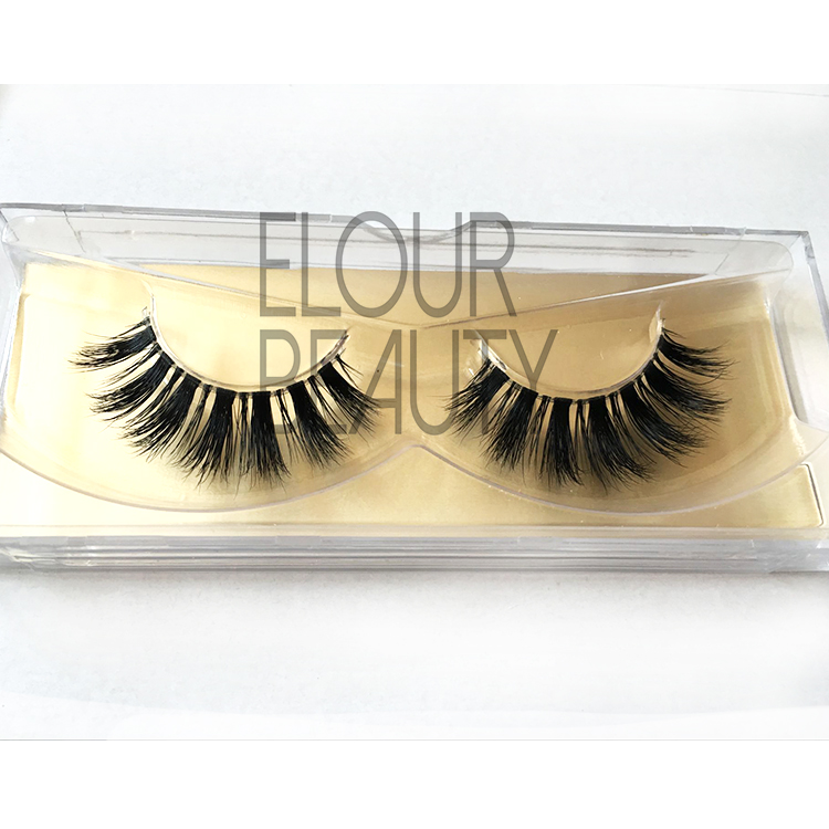 3D belle mink lashes naked bands manufacturer China EA92